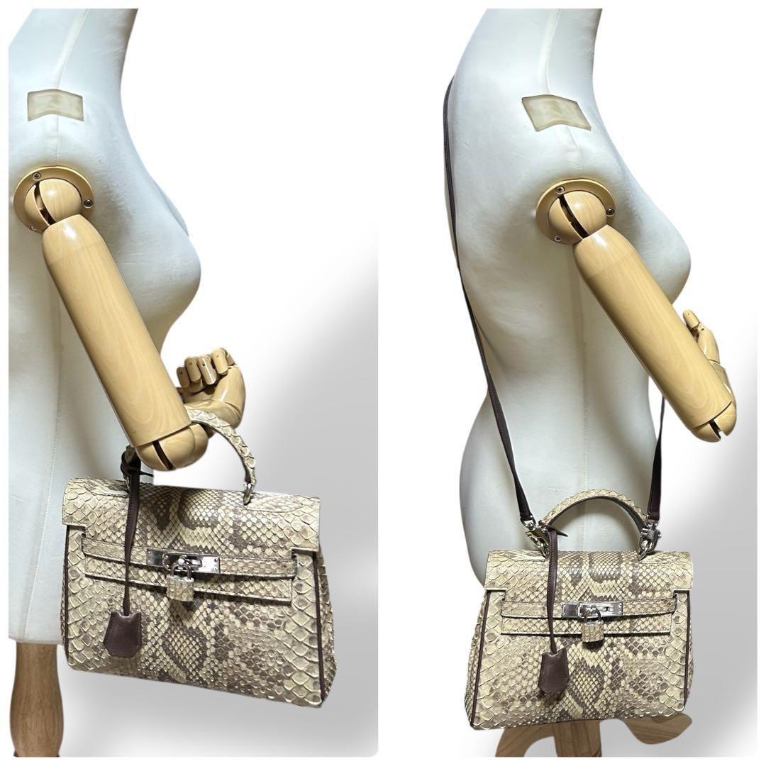 SUN REMY ダイヤモンドパイソン ハンドバッグ 2way 南京錠 2230 - メルカリ