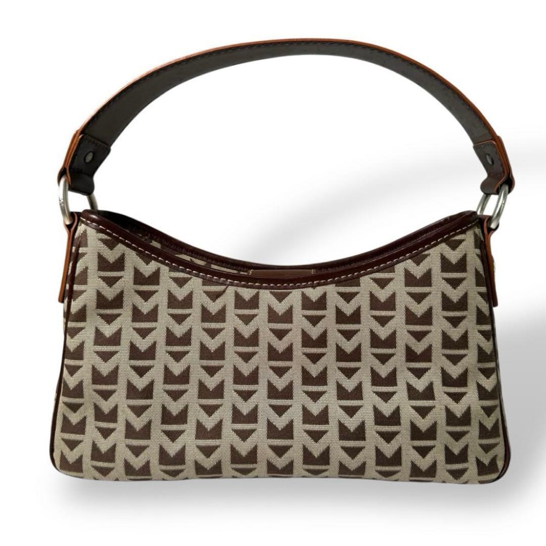 《激レア》マイケルコース ワンショルダー バック キャンバス レザー フラップ