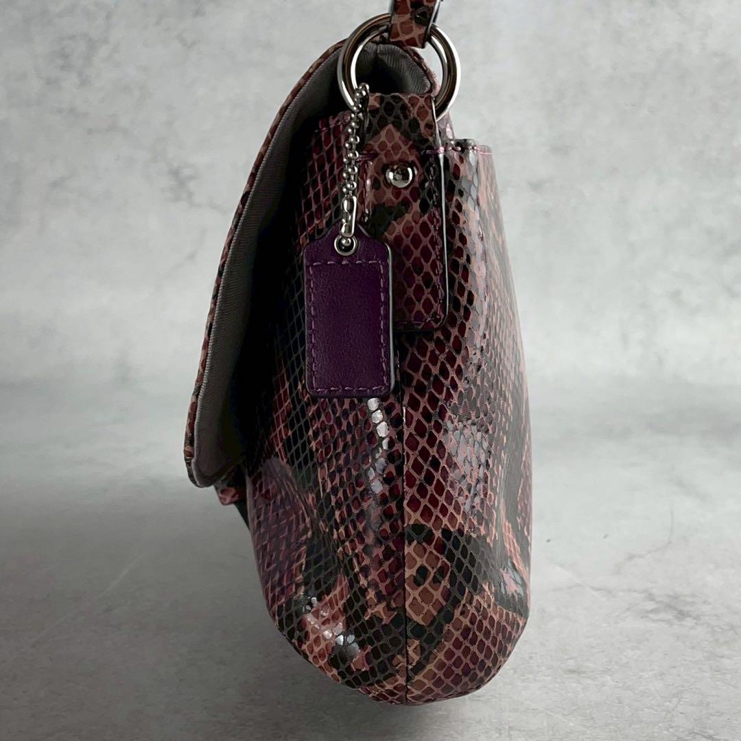 ✨稀少✨未使用✨コーチ ショルダーバッグ パイソン柄 ソーホー