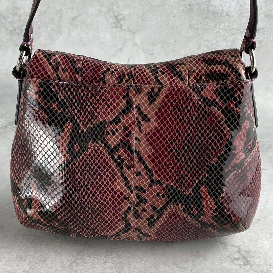 ✨稀少✨未使用✨コーチ ショルダーバッグ パイソン柄 ソーホー