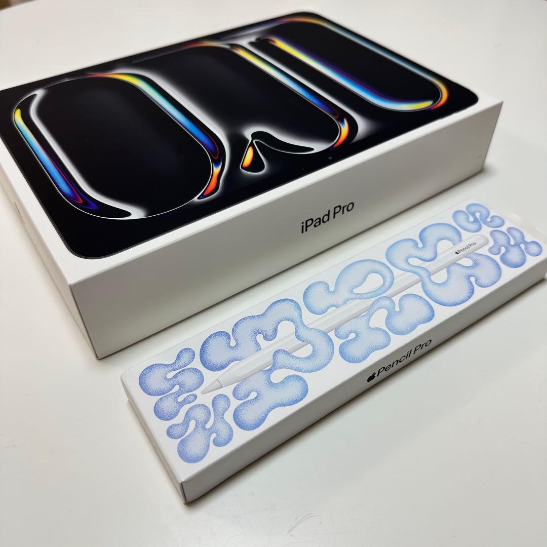 iPad Pro M4 11インチ256GB& Apple Pencil Pro Apple unveils stunning new iPad Pro with M4 chip and Apple Pencil