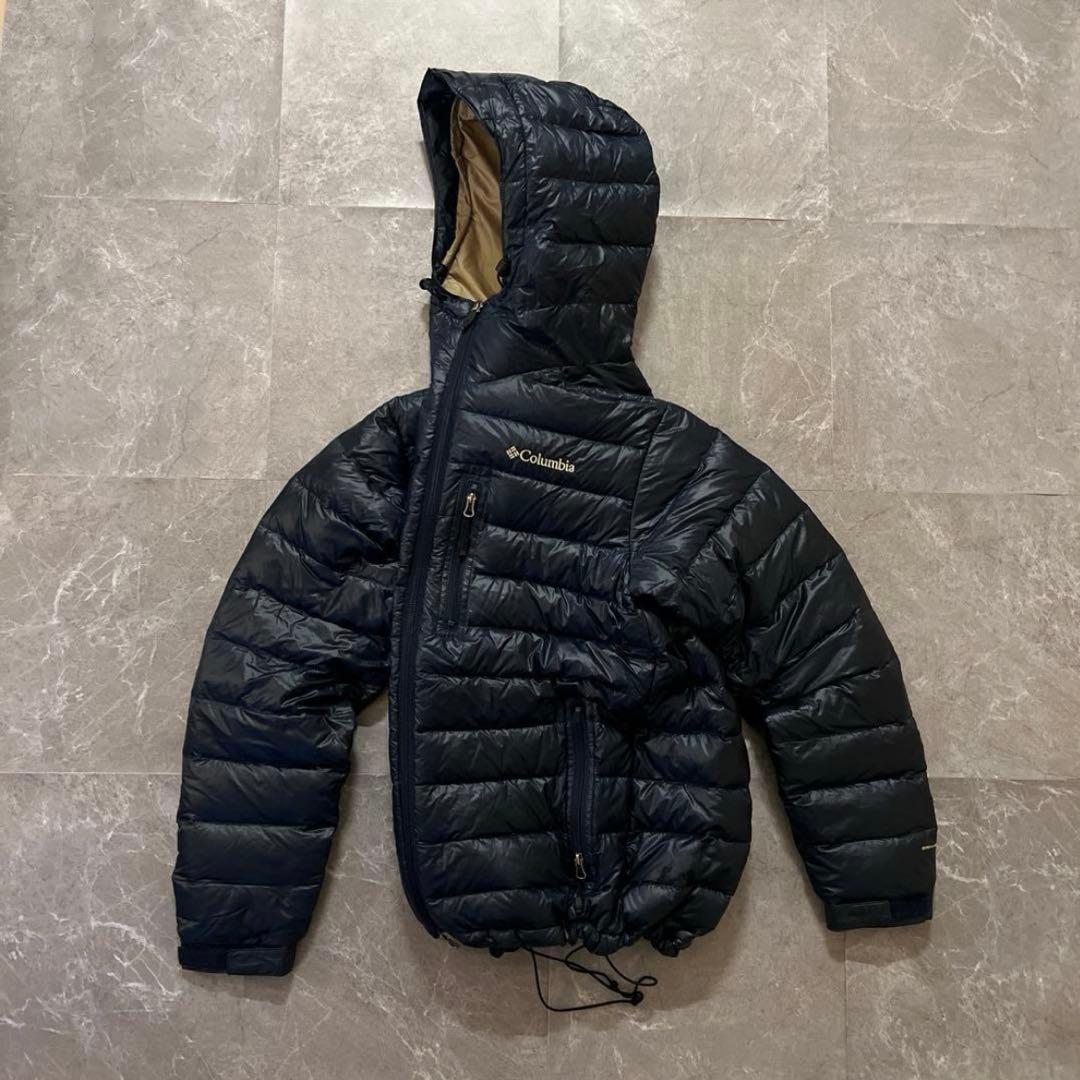 【超希少❗️】極暖！columbia ダウン　ブラック XL 大人気⭐️】極暖columbia ダウンジャケット ブラックXL - メルカリ