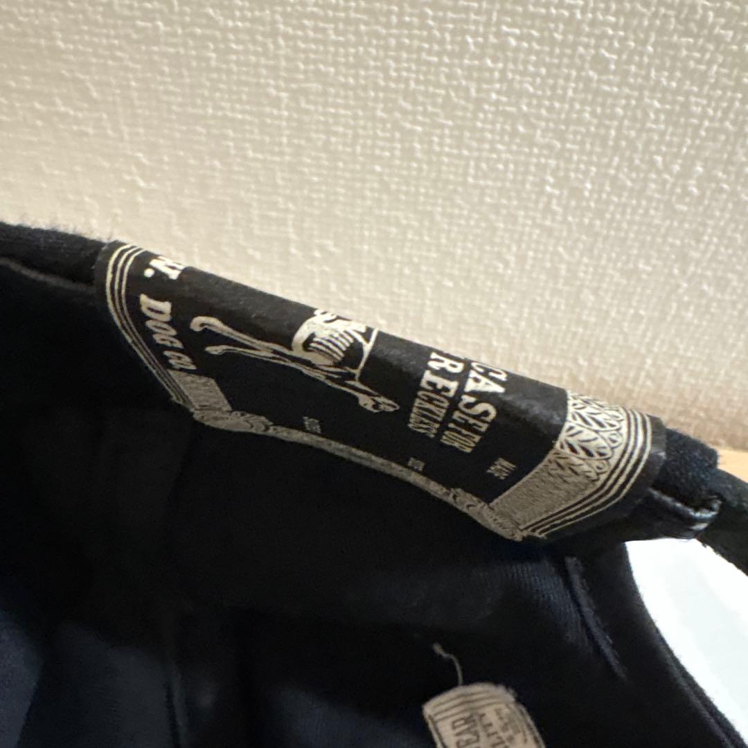 hwdog ヨウジヤマモトコラボブラック刺繍Wロゴベースボールキャップ