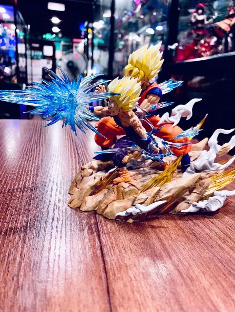 ドラゴンボール 孫悟空 孫悟飯 親子かめはめ波 フィギュア ガレージ