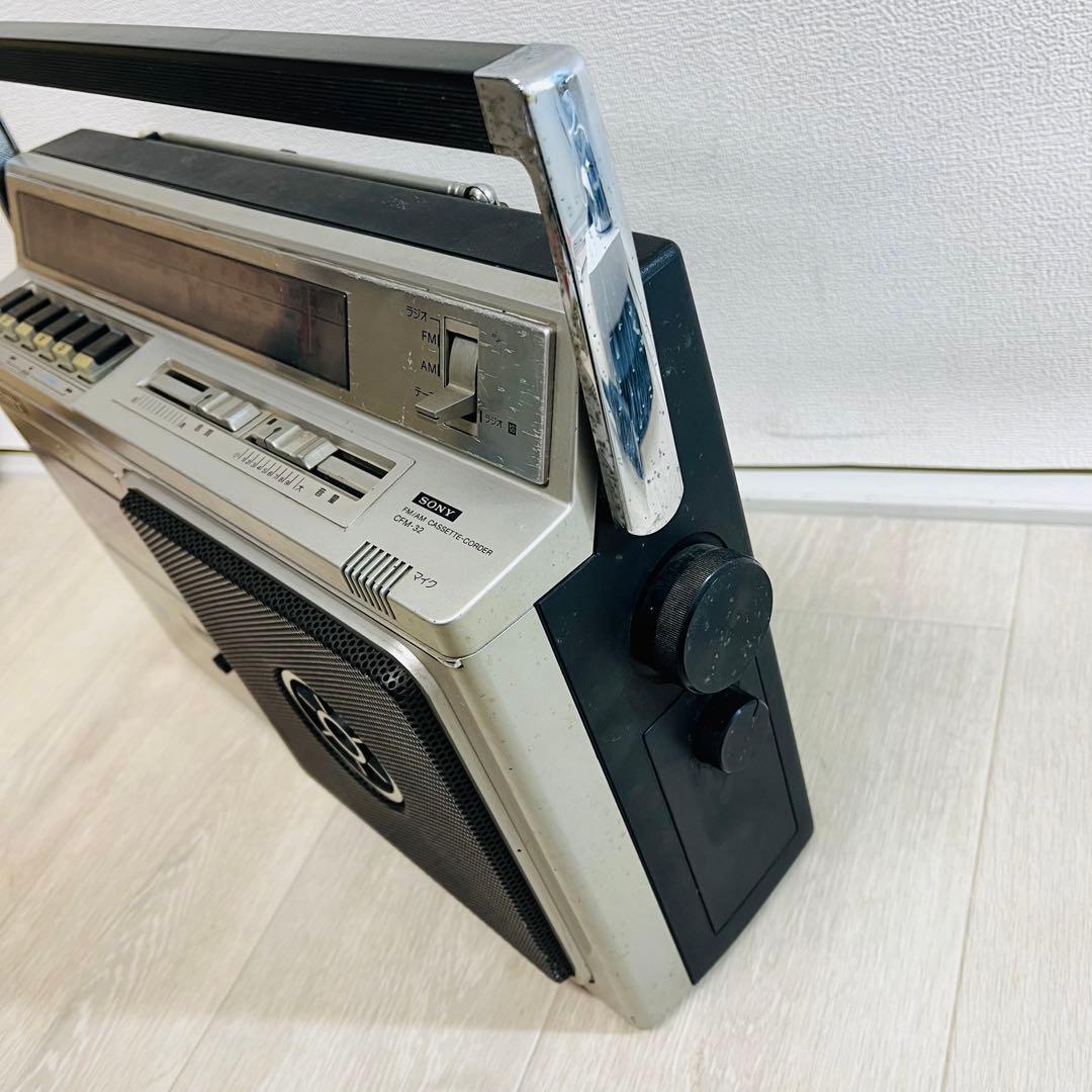 ジャンク SONY CMF-32 昭和レトロ ラジカセ - メルカリ