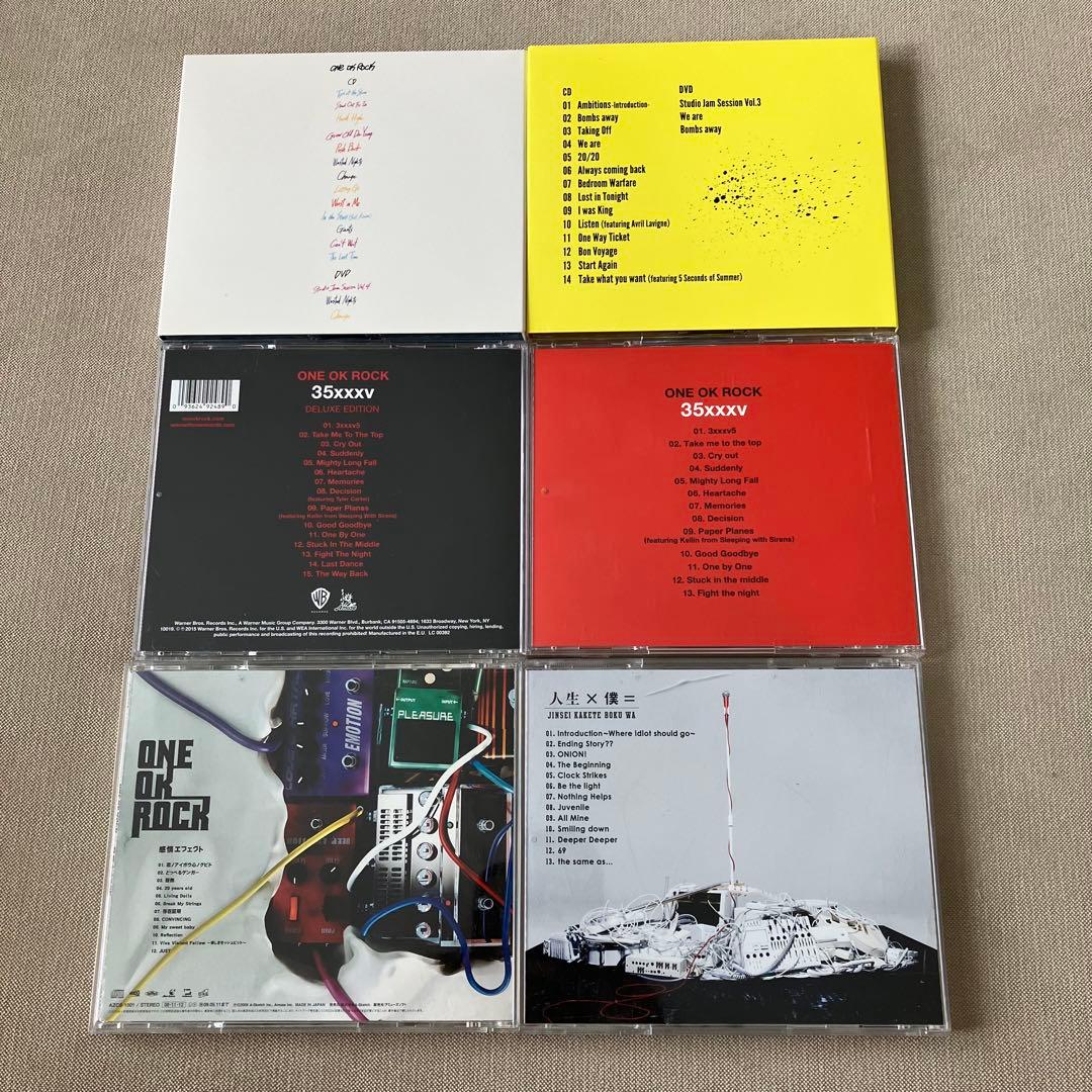ONE OK ROCK アルバム 6枚セット ワンオク CDアルバム ステッカー