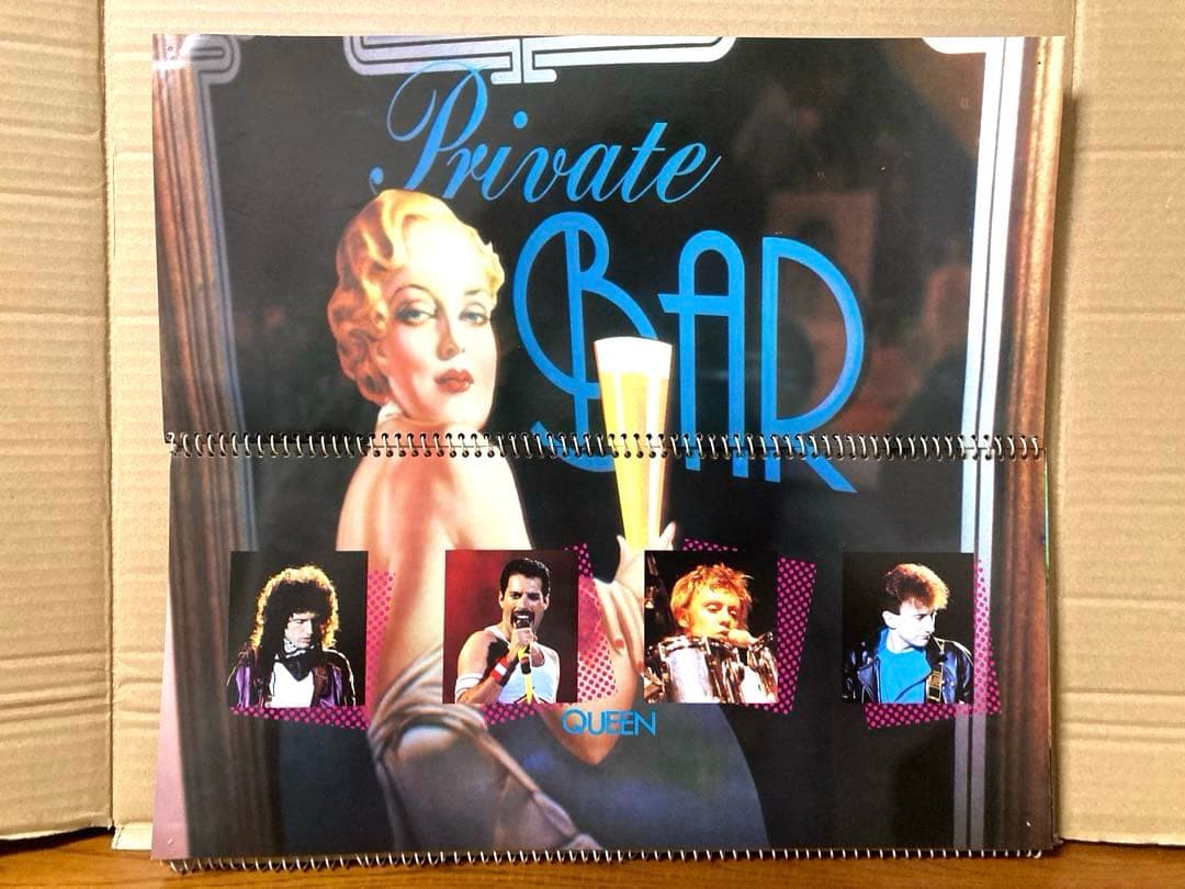 1984 カレンダー wea-way ヴァンヘイレン QUEEN AC/DC VAN HALEN