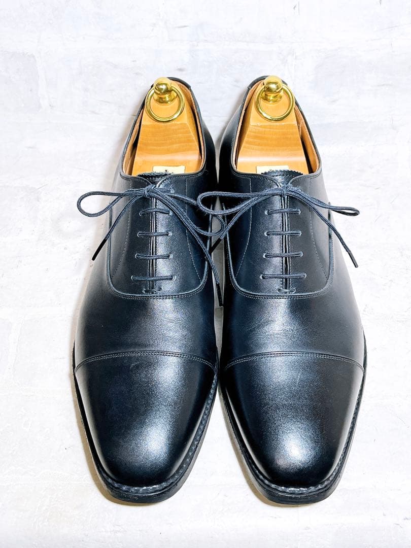 極美品】スコッチグレイン ストレートチップ ビジネスシューズ 27EEEcm