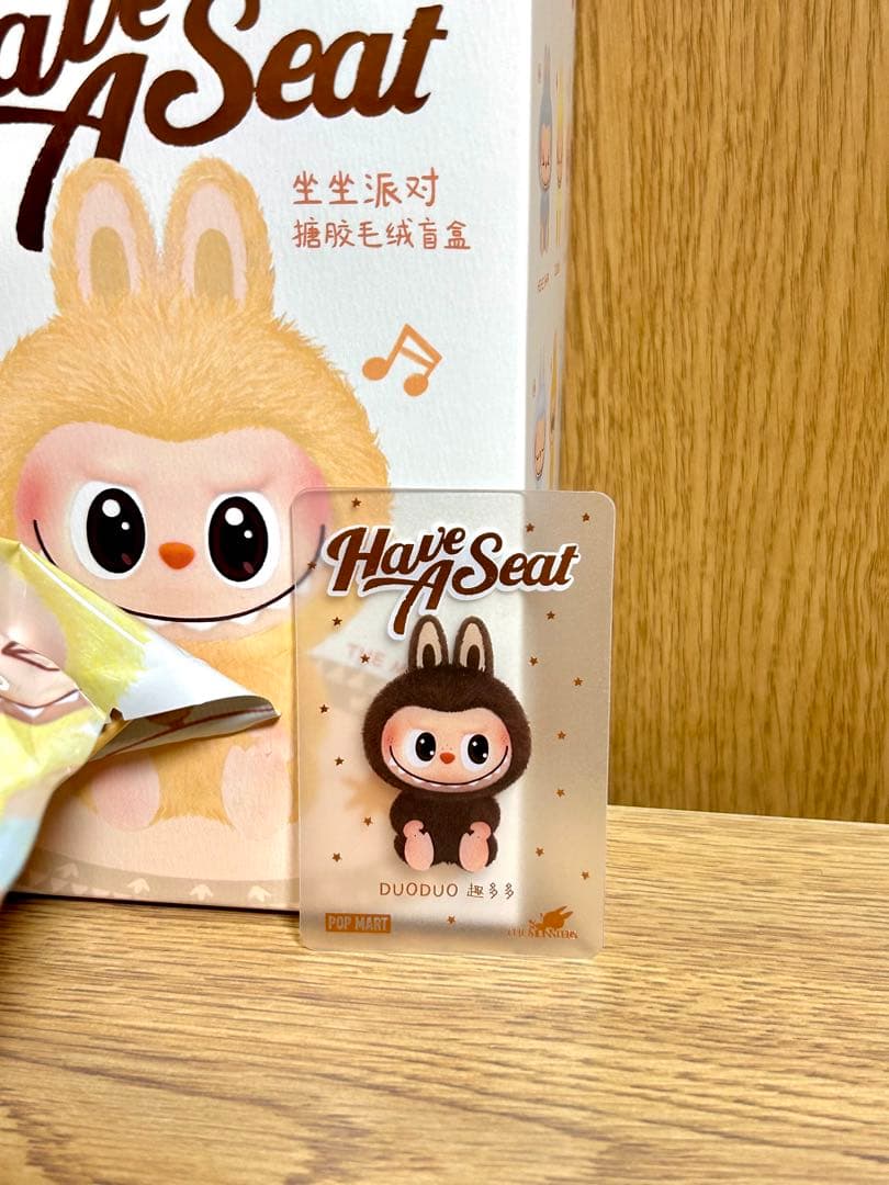LABUBU have a seatぬいぐるみラブブポップマート DUODUO - メルカリ