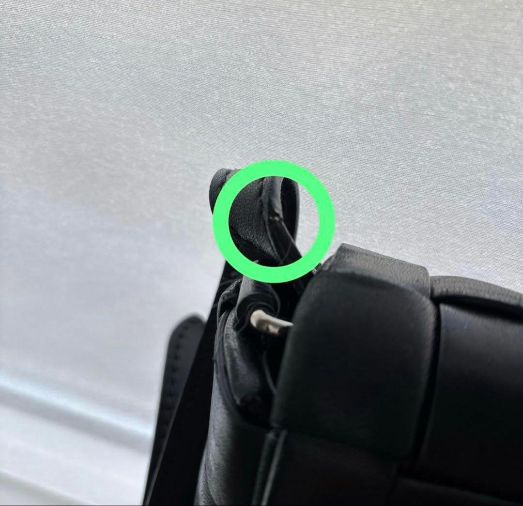 MIUMIU】編み込みレザー ショルダーバッグ 黒 [型番:5BD180] - メルカリ