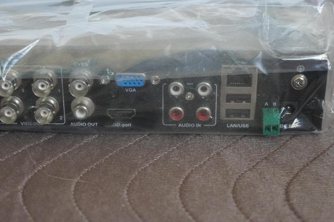 防犯カメラ用録画機 [HP1080P_4ch] AHD対応,カメラ4台まで 最