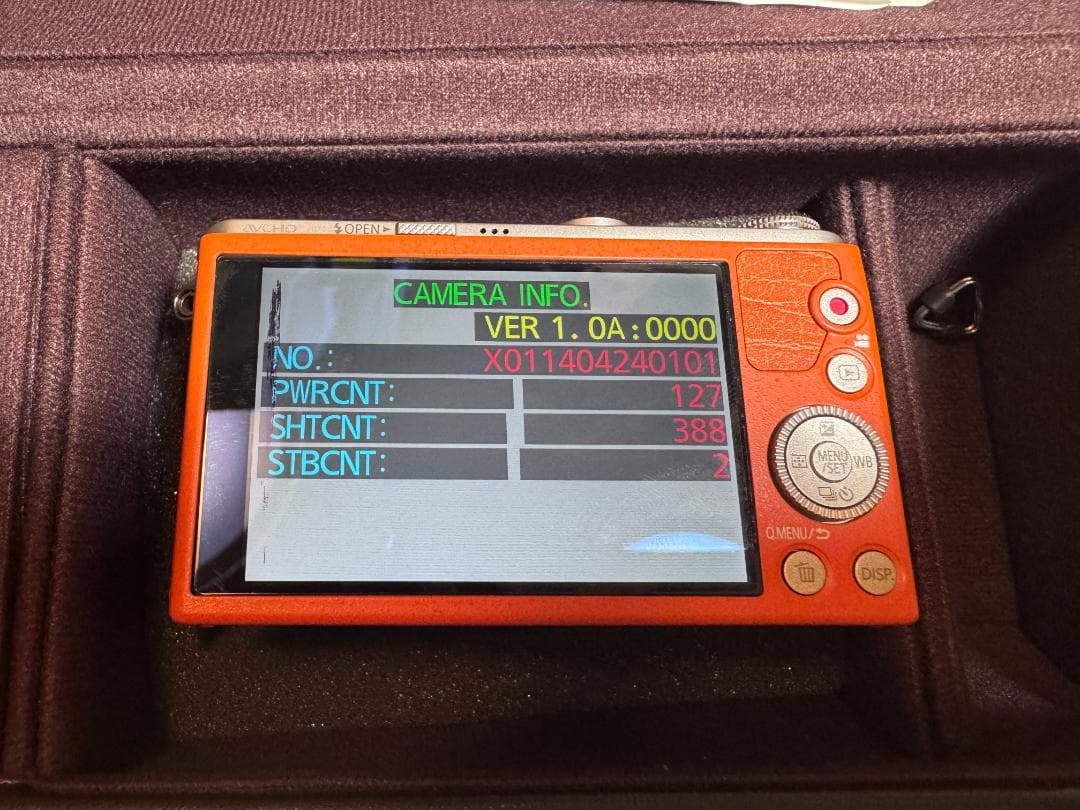 ショット数 388】LUMIX DMC-GM1 オレンジ