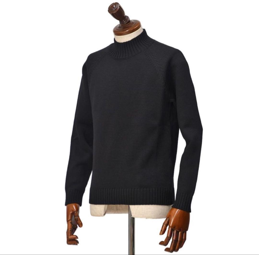 新品】ZANONE 5ゲージ モックネックニット25AW 44 定価6.8万 - メルカリ