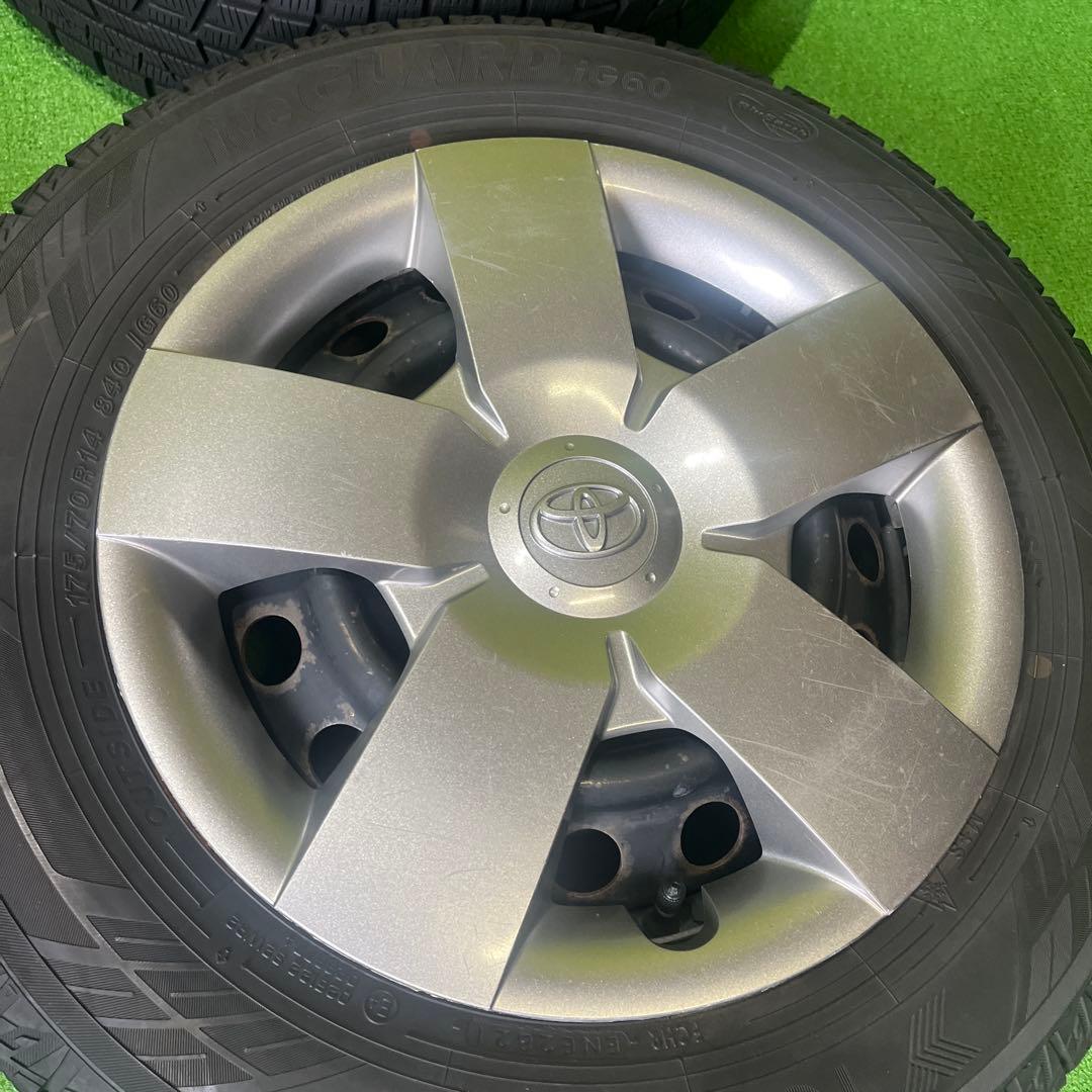 シエンタ(80系)純正鉄ホイールセット！ 1702-① 2本分 送料込み - メルカリ