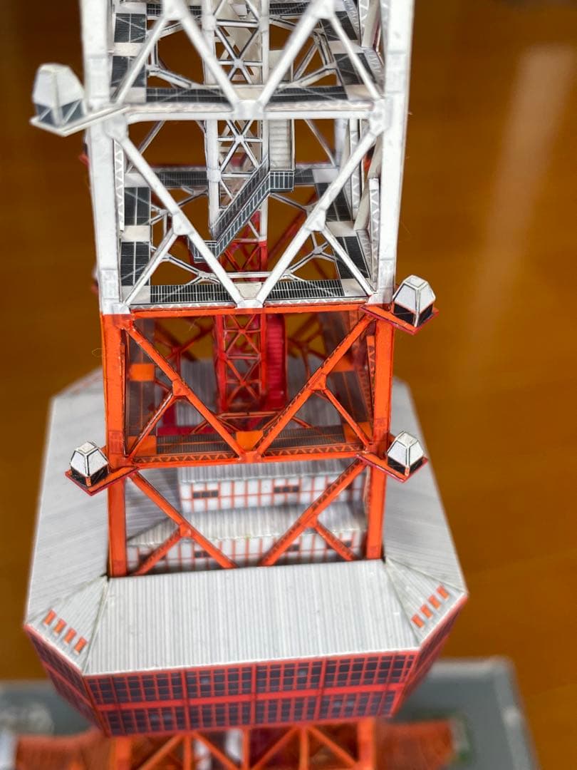 東京タワーペーパークラフト完成品1/500スケール 模型 プラモ ランド