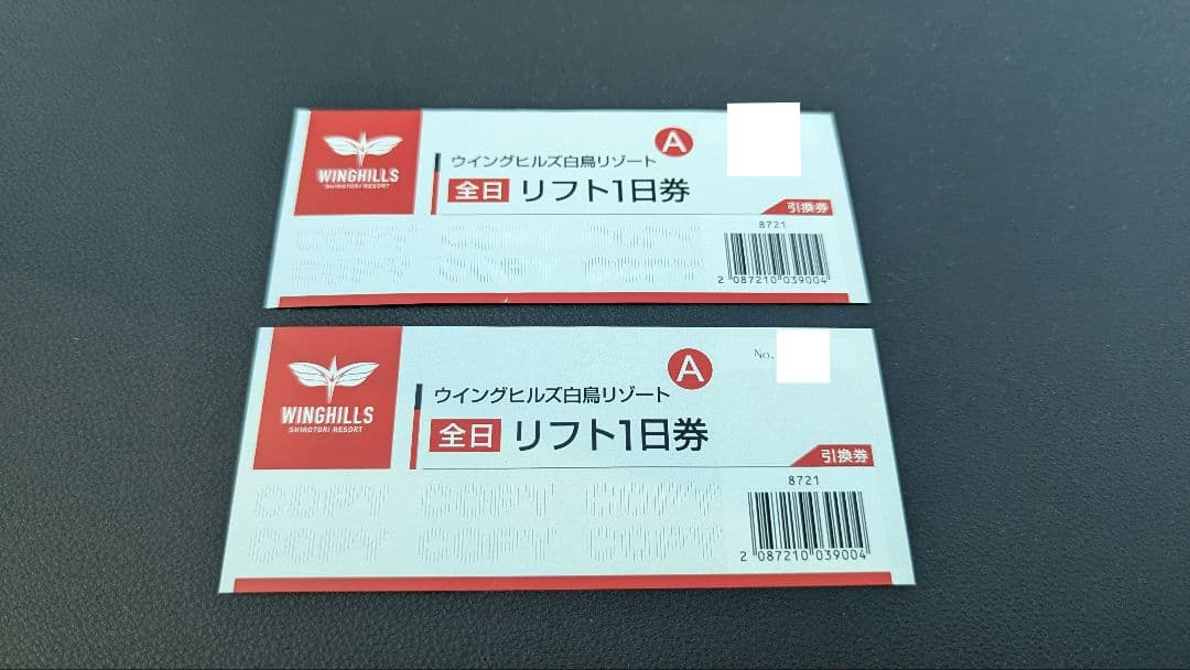 ウイングヒルズ白鳥リゾート リフト券 全日 大人 2枚セット - メルカリ