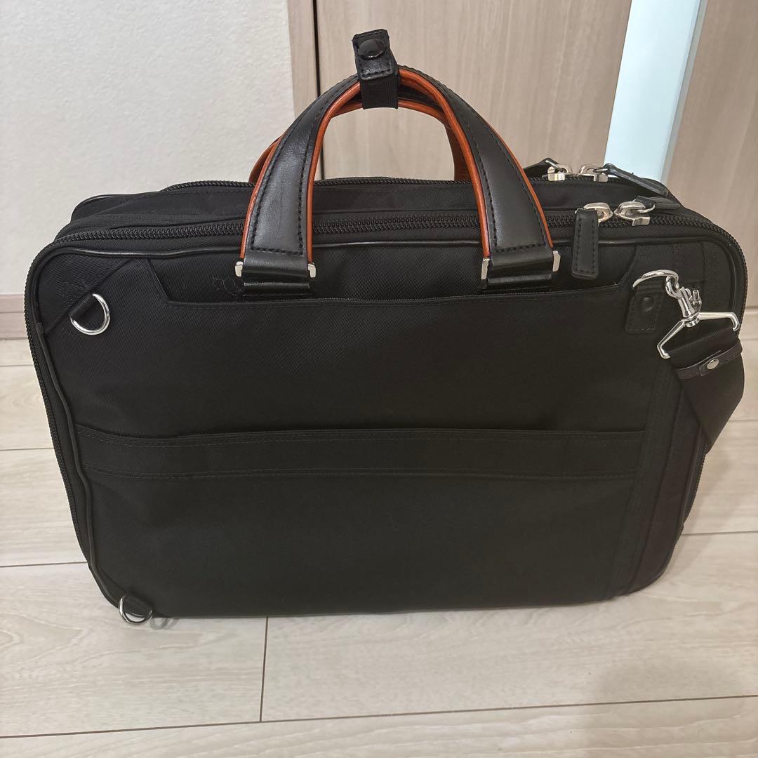 訳あり】サムソナイト エピッド3 ブリーフケース ブラック×オレンジ