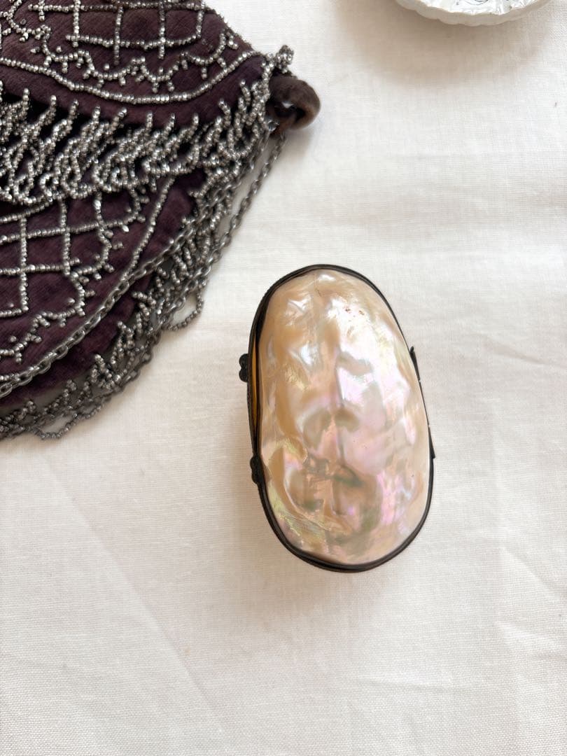 フランスアンティーク ②マザーオブパール・ロザリオケース