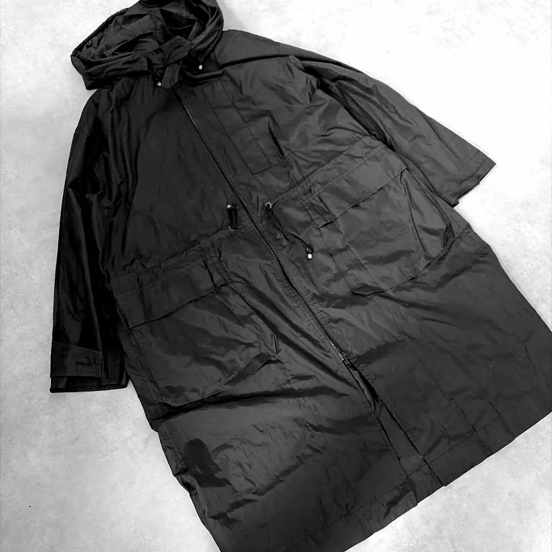 ☆90s イッセイミヤケ ウィンドコート パッカブル シャカシャカ ロング