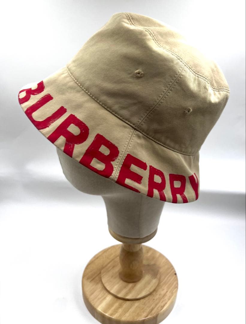 BURBERRY ベージュ バケットハット - メルカリ