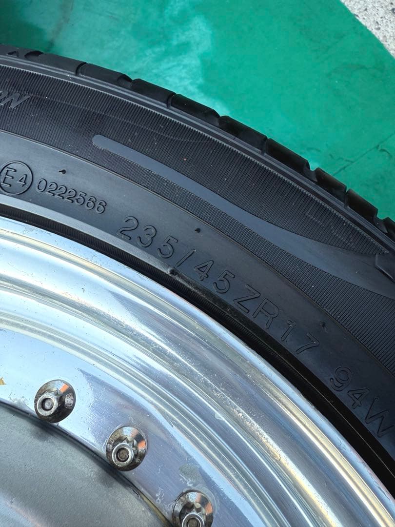 0•ZRacingリム（夏タイヤ付き）PCD114.3/5穴 Hub 66 - メルカリ