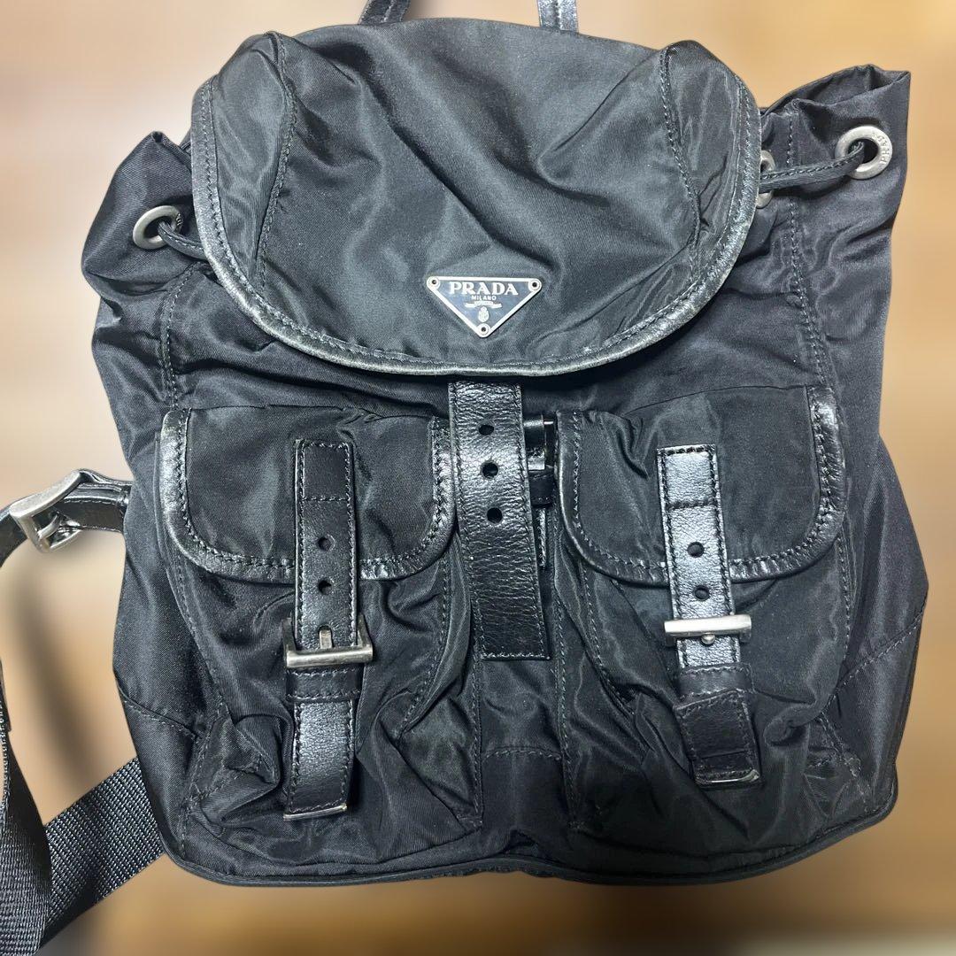 プラダ ブラックナイロンバックパック 楽天市場】【バッグ】PRADA プラダ バックパック リュックサック