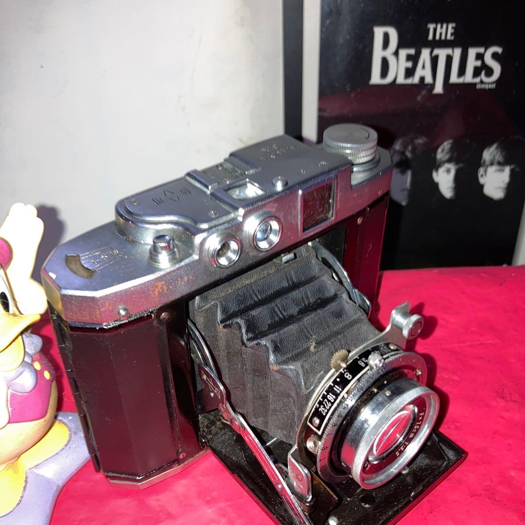 ヴィティージ蛇腹MAMIYA sixレンジファインダー中判カメラ 露出機能動