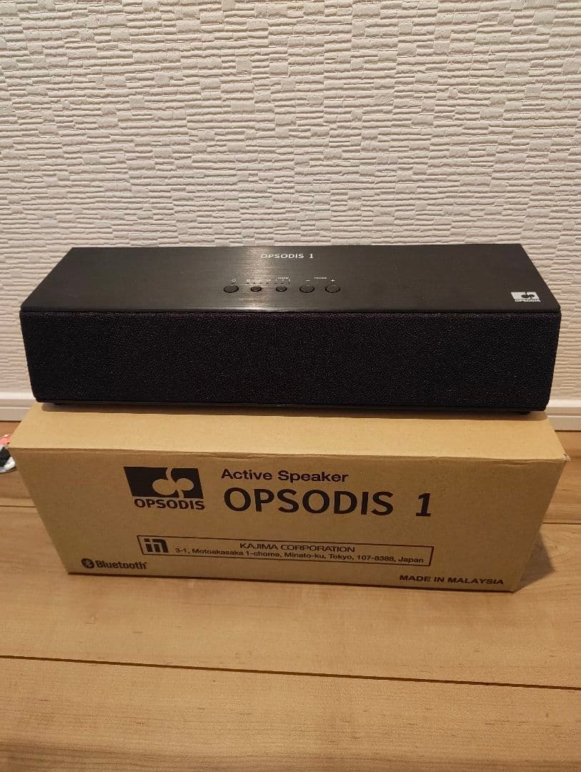 鹿島建設 OPSODIS 1 アクティブスピーカー 黒 レビュー】机に置けるサイズで衝撃の立体音響「OPSODIS 1」を聴く