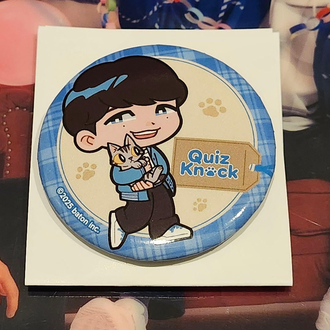 即購入可】QuizKnock クイズノック まねきねこ 缶バッジ 東問2 - メルカリ