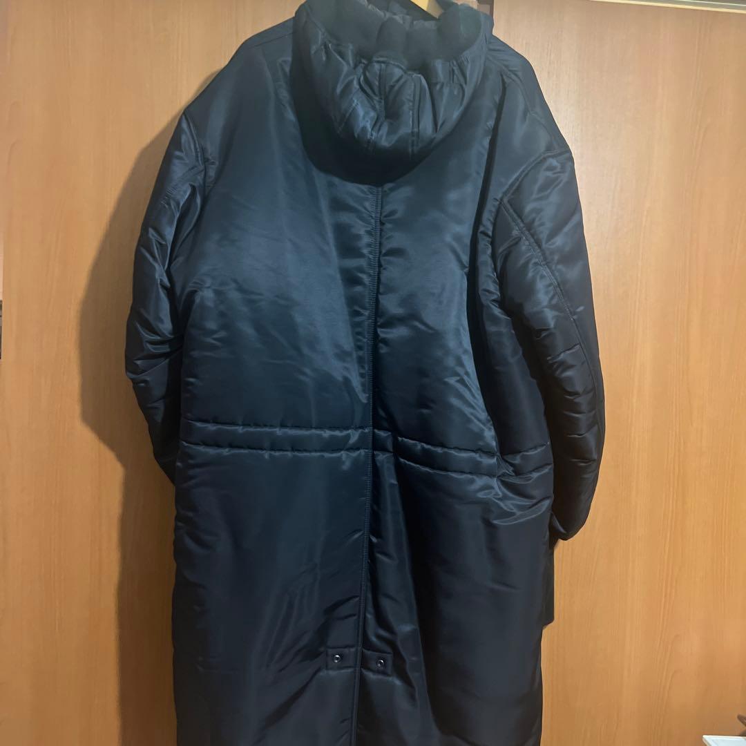 Y-3 ブラック ベンチコート フード付き ovs parka dp0515 - メルカリ