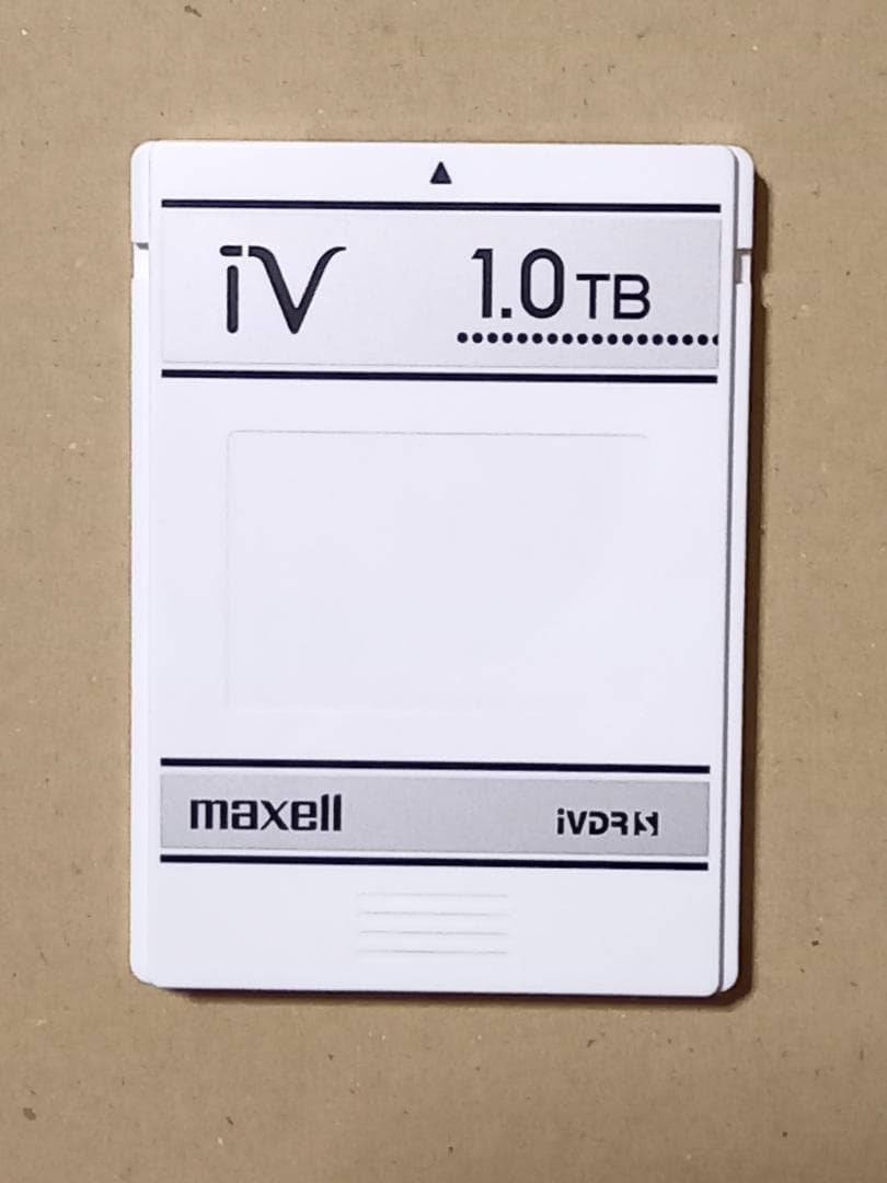 ユーザー　　iVDR-S規格対応　カセットハードディスク　1.0TB