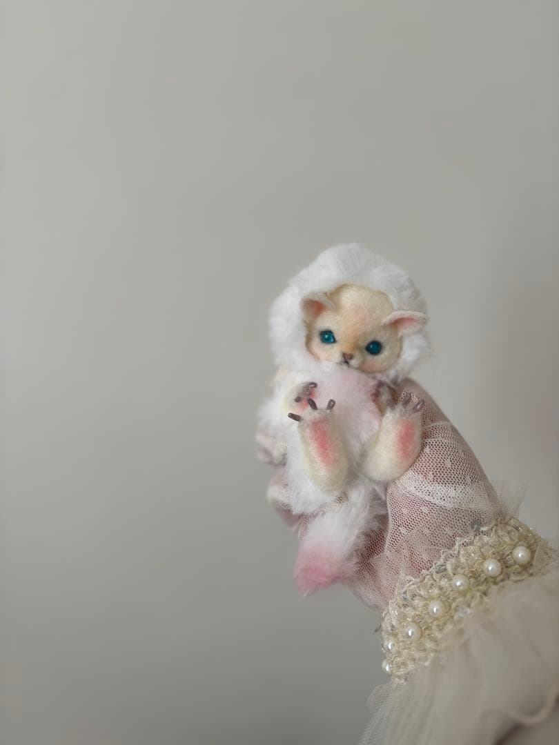 アートドール No.073 ねこ幻獣 羊毛フェルト - メルカリ