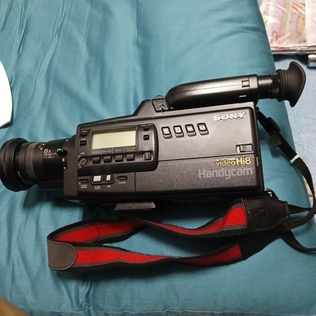 SONY Handycam video Hi8 ビデオカメラ 8倍ズーム