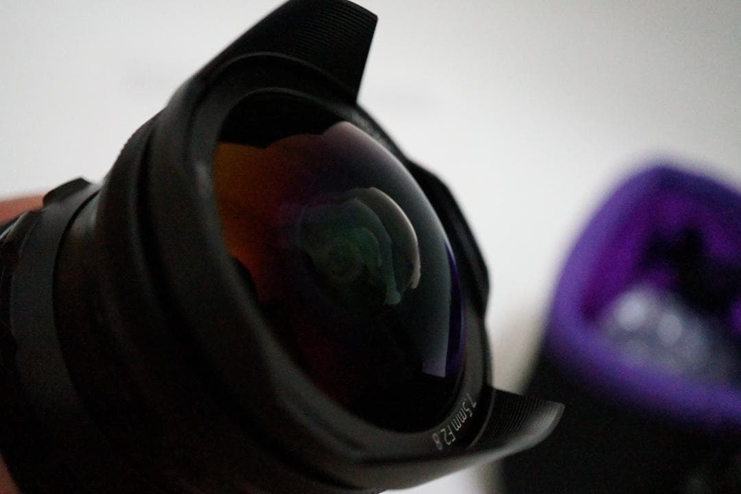 PERGEAR 7.5mm F2.8 カメラ交換レンズ 超広角 魚眼レンズ