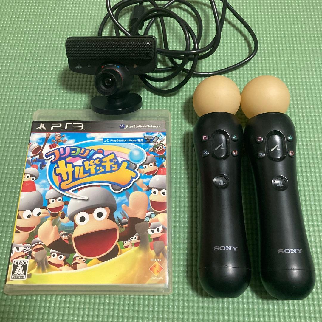 PS3・PS4対応モーションコントローラー 2個 + カメラ+PS3ソフト - メルカリ