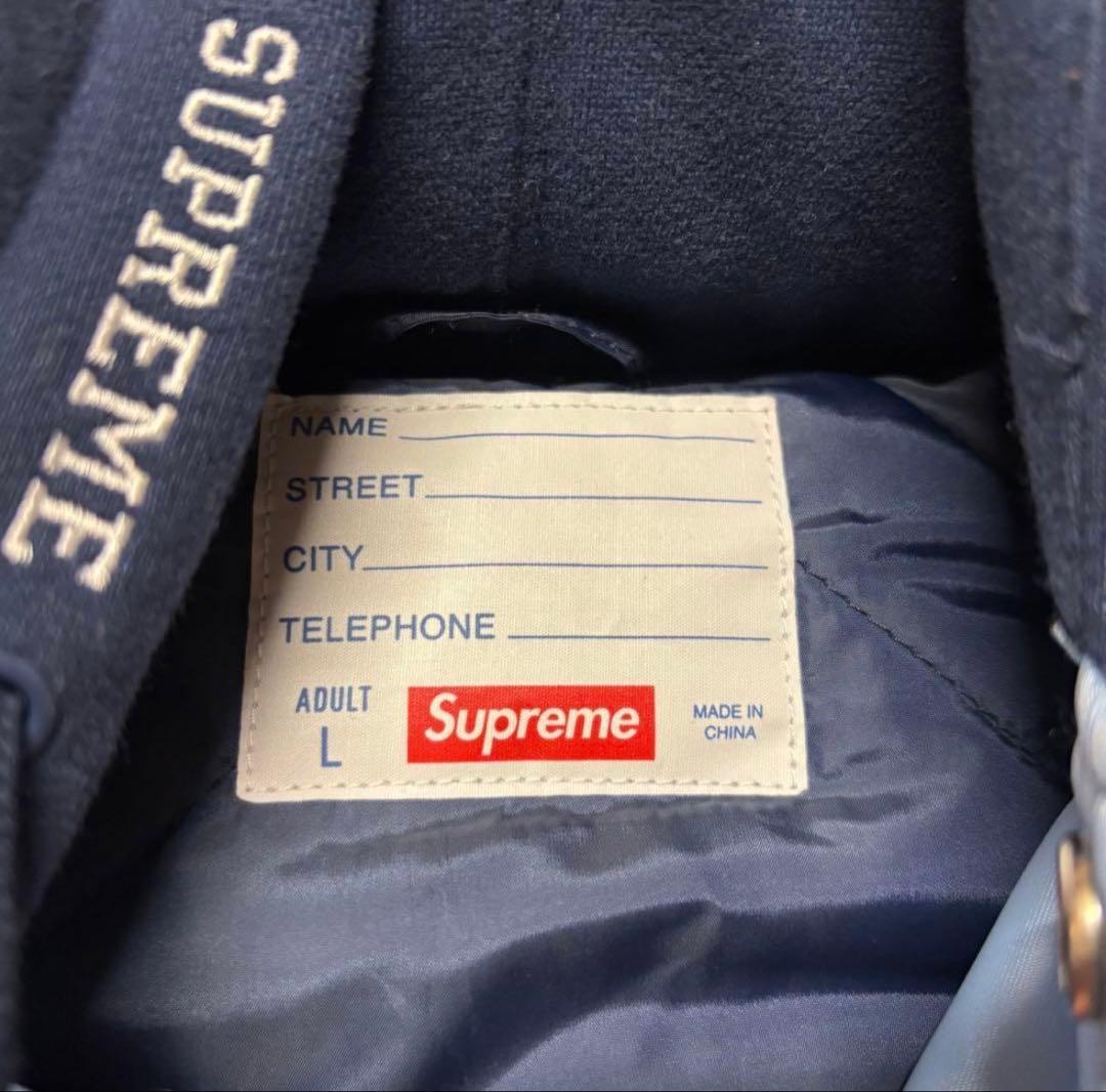 ジャケット・アウター Supreme Hooded Stadium Jacket \"Blue\" L