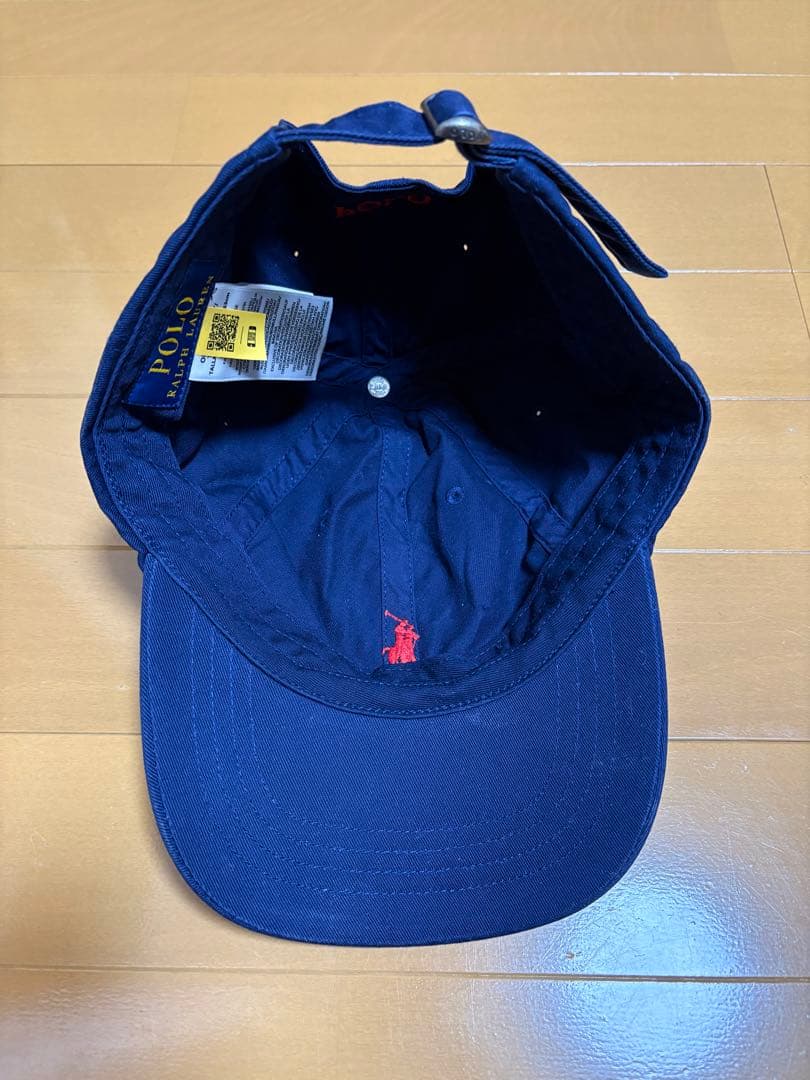 Polo Ralph Lauren ベースボールキャップ ネイビー - メルカリ