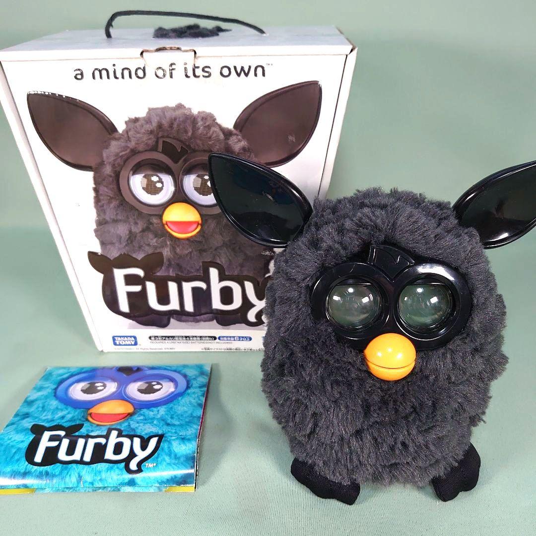 完動品】3代目ファービー ビターブラック 箱付き 英語版 - メルカリ