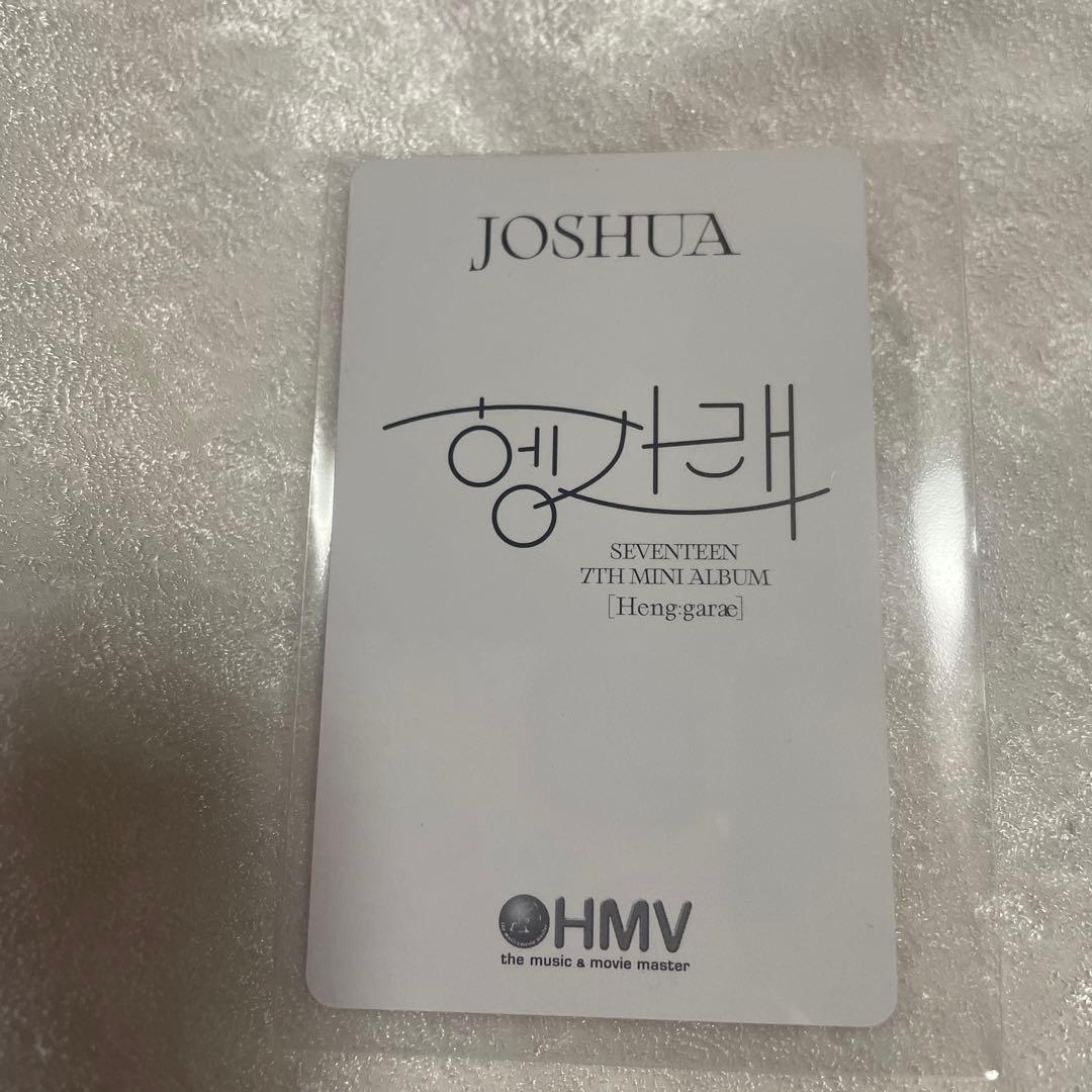 SEVENTEEN JOSHUA トレカ セブチ ジョシュア ヘンガレ - メルカリ