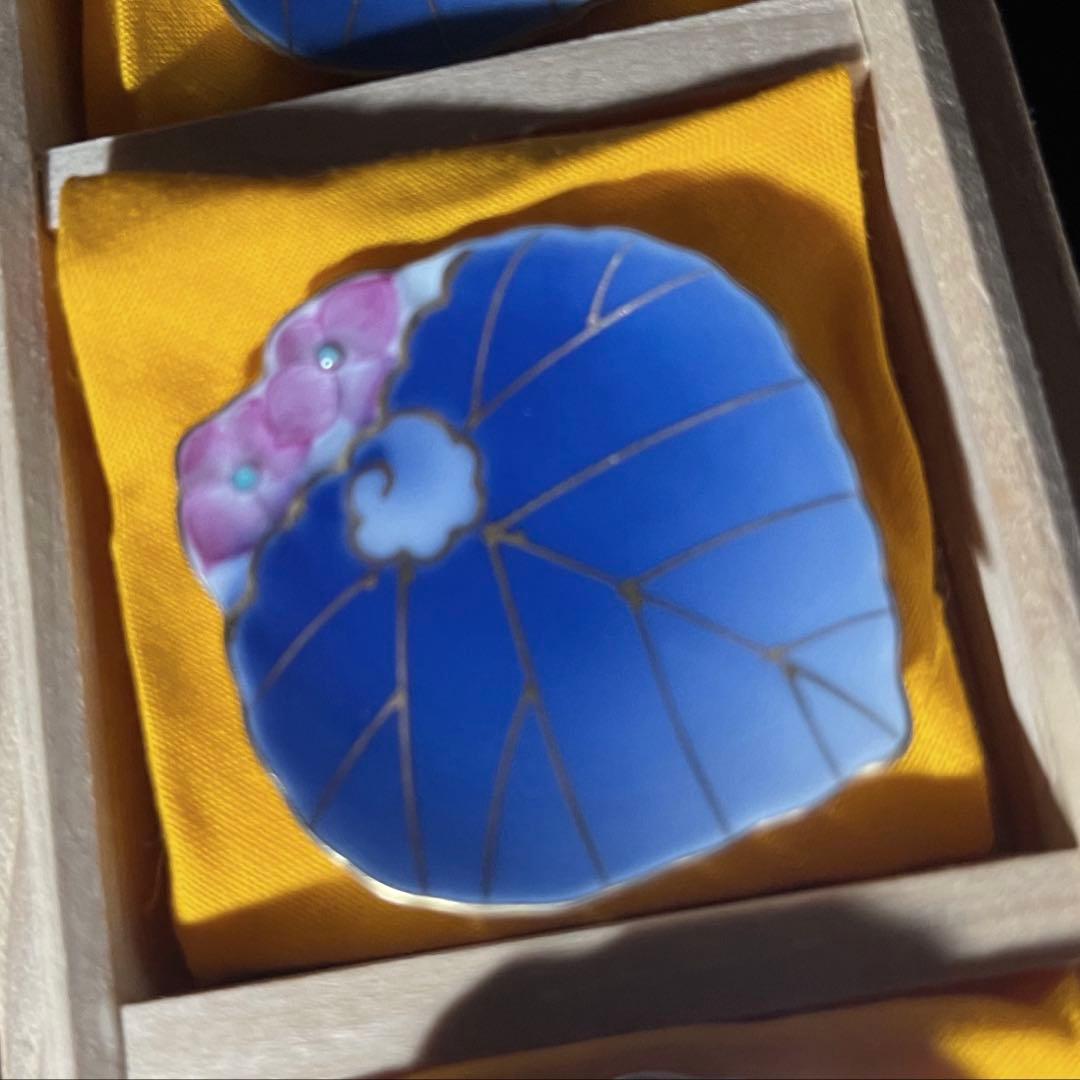 香蘭社 愁海棠 磁藝工房 磁芸工房 箸置き 5点 - メルカリ