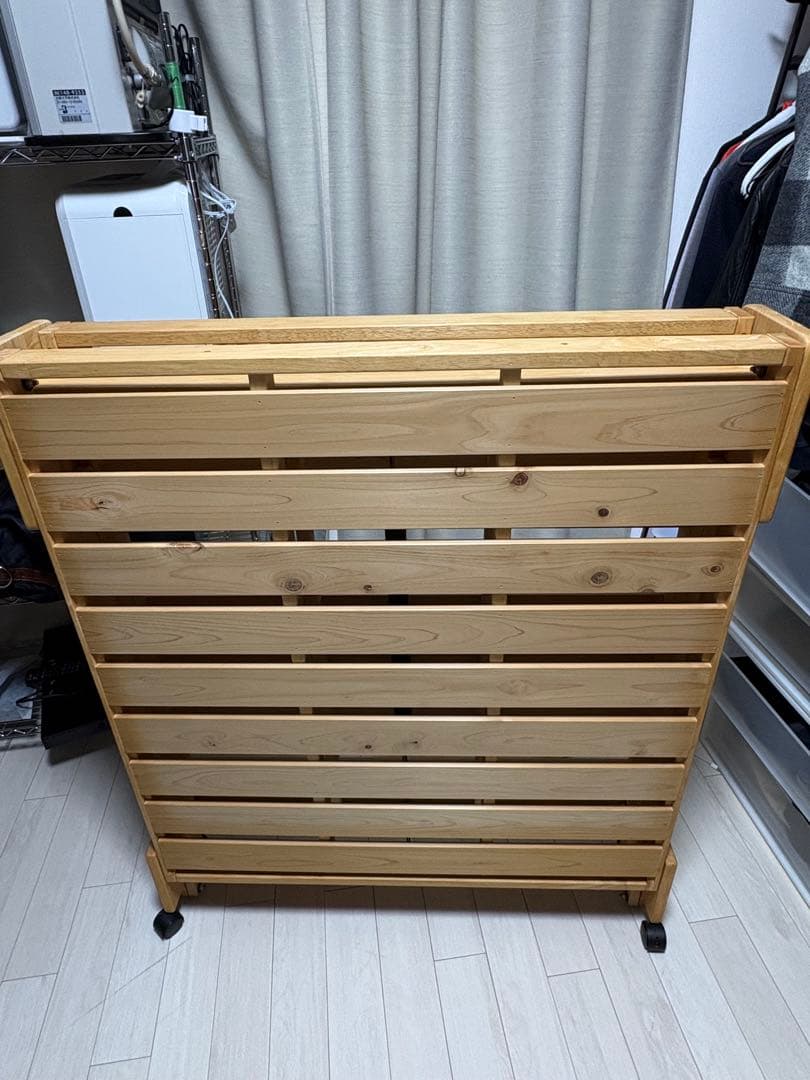 パウ②中居木工　スノコベッド　折りたたみベッド 楽天市場】中居木工 折りたたみ ひのきスノコベッド ハイタイプ 日本製