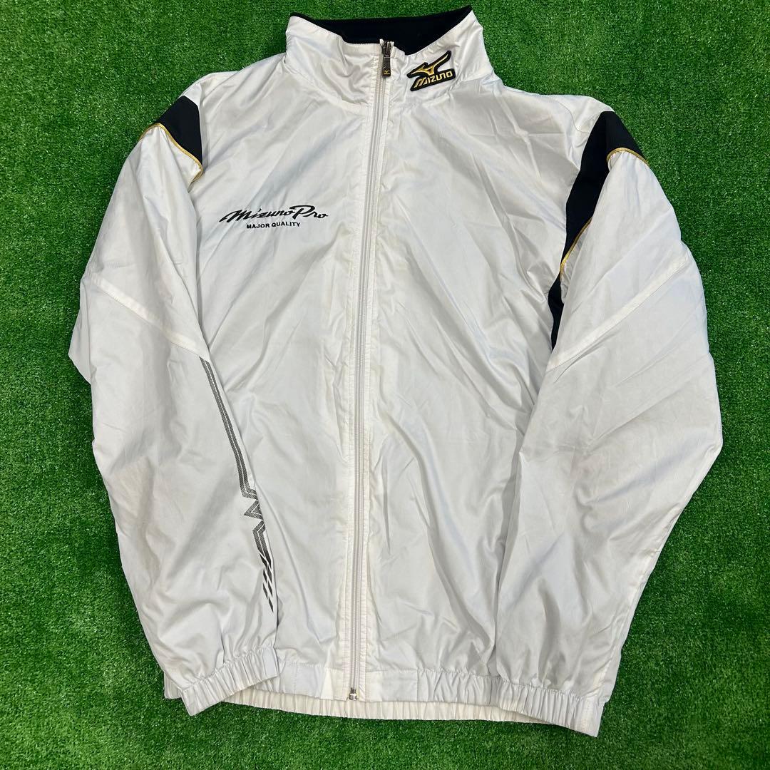 ミズノプロ ジャージセットアップ サイズXL表記 ナイロン 白 - メルカリ