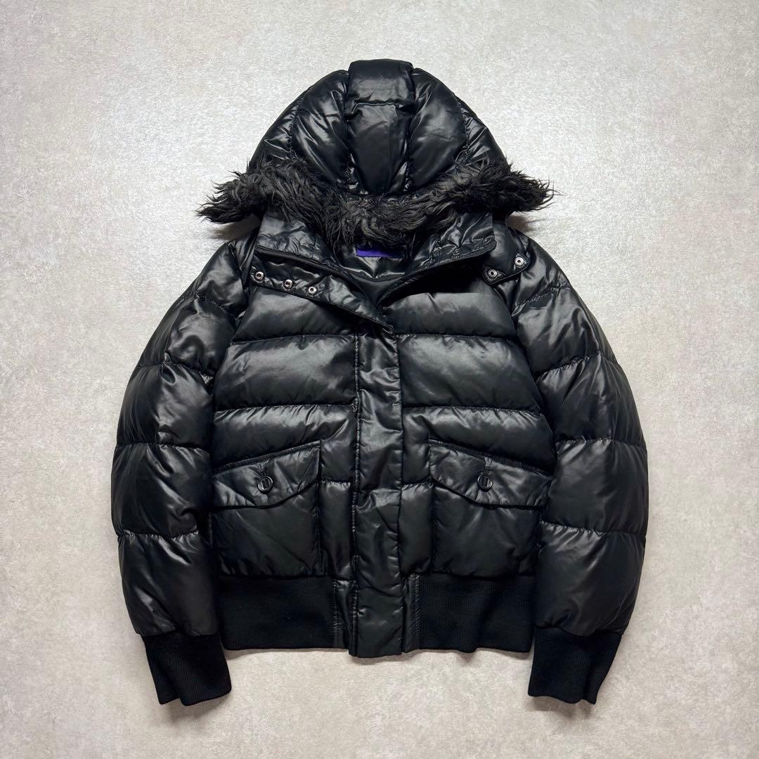00s old uniqlo fur down parka opium y2k - メルカリ