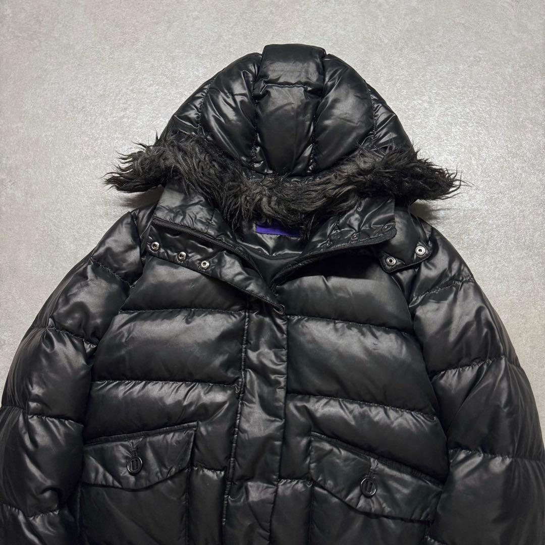 00s old uniqlo fur down parka opium y2k - メルカリ