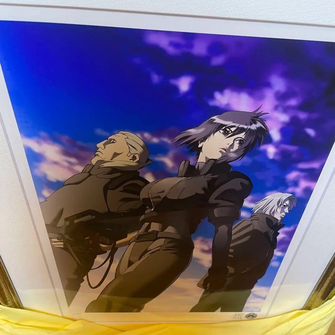 攻殻機動隊（2017）直筆サイン入り版画 西尾鉄也 草薙素子 クゼ バトー