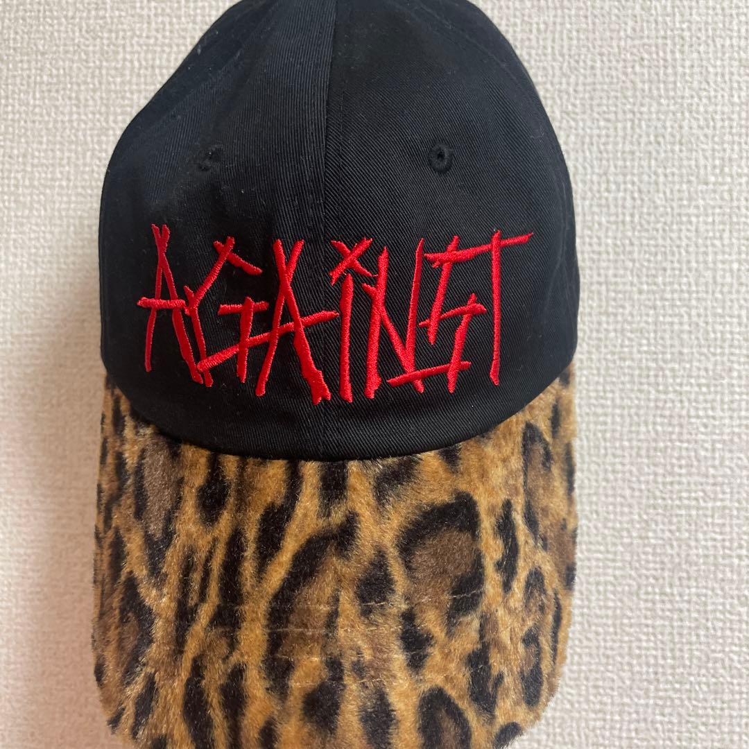 AGAINST レオパード柄キャップ - メルカリ