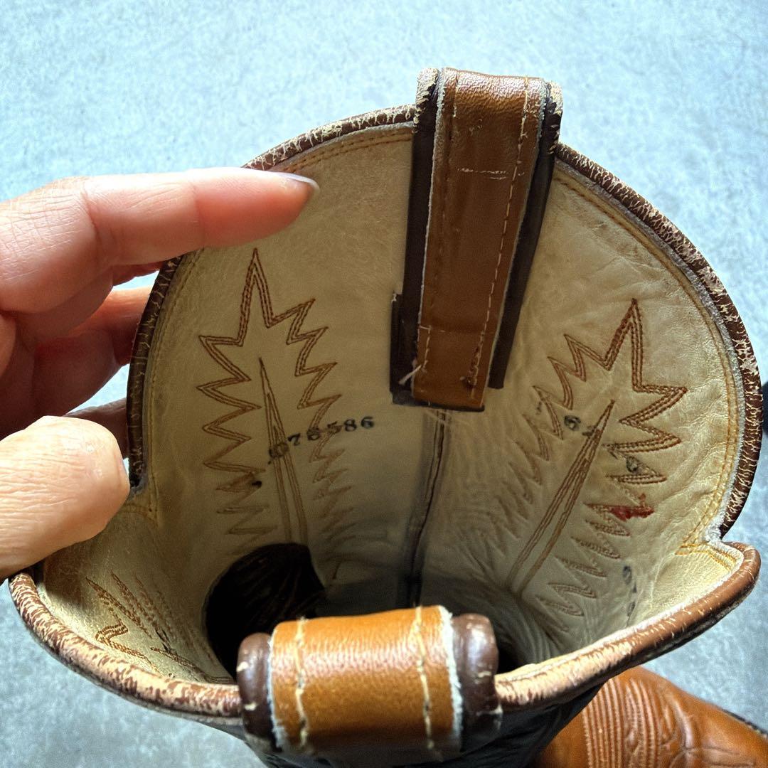 Tony Lama 786 ヴィンテージ 7C USA製 70s 80s - メルカリ
