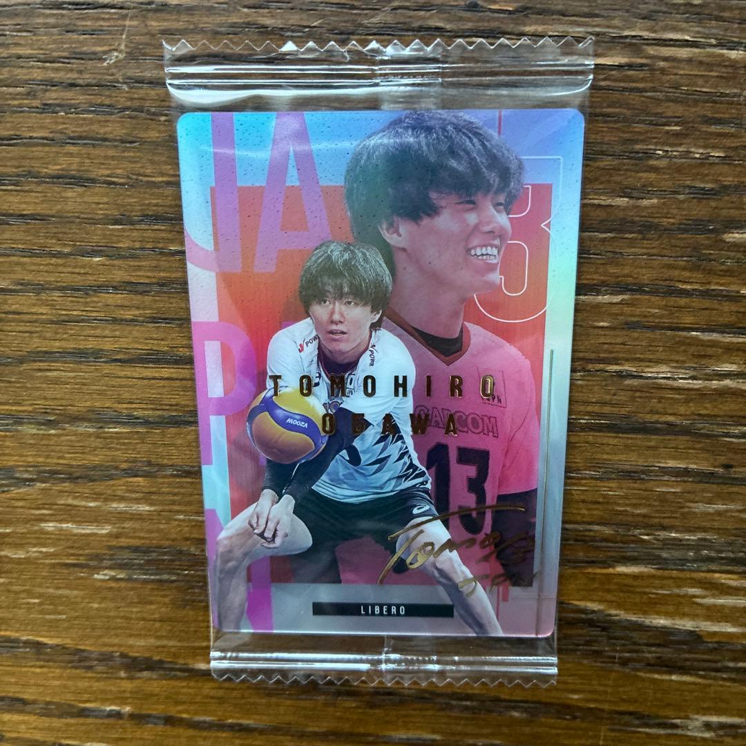 男子バレーボール ウエハース 小川智大 サイン入り レアカード - メルカリ