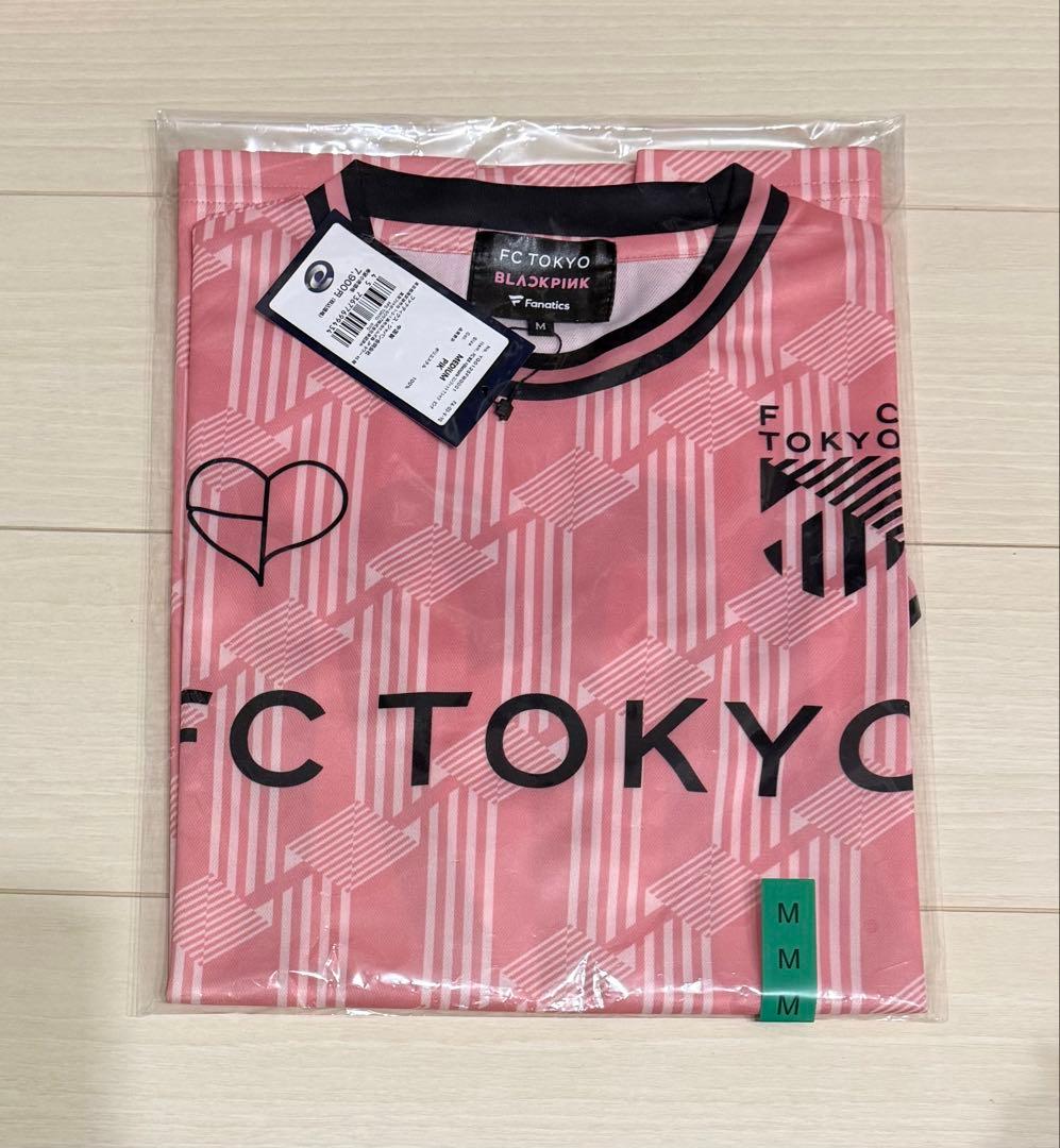 FC東京 BLACKPINK コンフィットTシャツ ピンク ポップアップ - メルカリ
