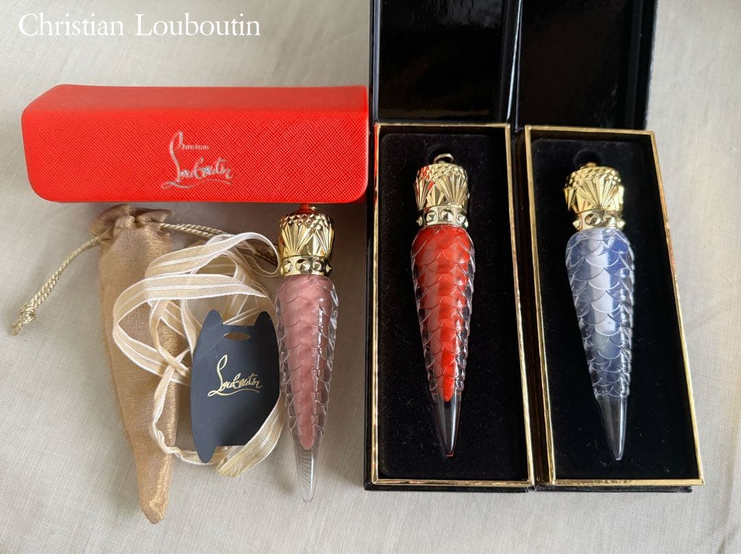 クリスチャンルブタンルビラックリップグロス3点セットChristian